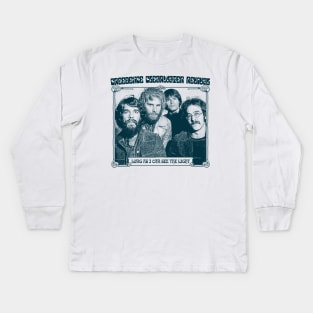 Creedence Clearwater Revival /\/\/ Original Vintage Style Fan Artwork Kids Long Sleeve T-Shirt